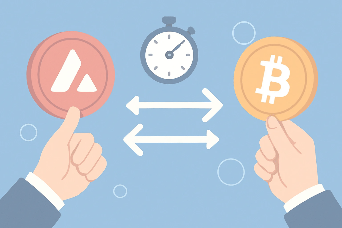 How to Swap AVAX to BTC in a Jiffy
