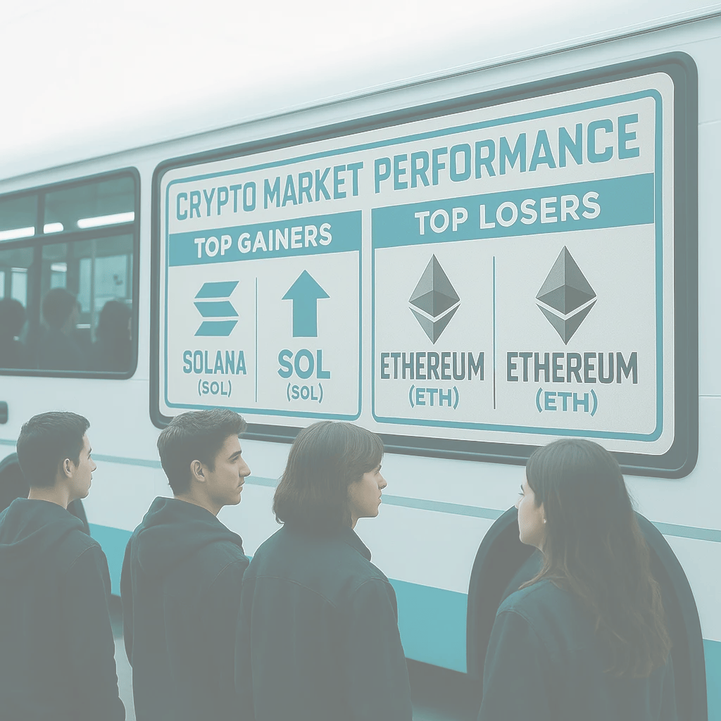 3 Top Crypto Gainers and Losers (10:00 GMT, May 22 2025)