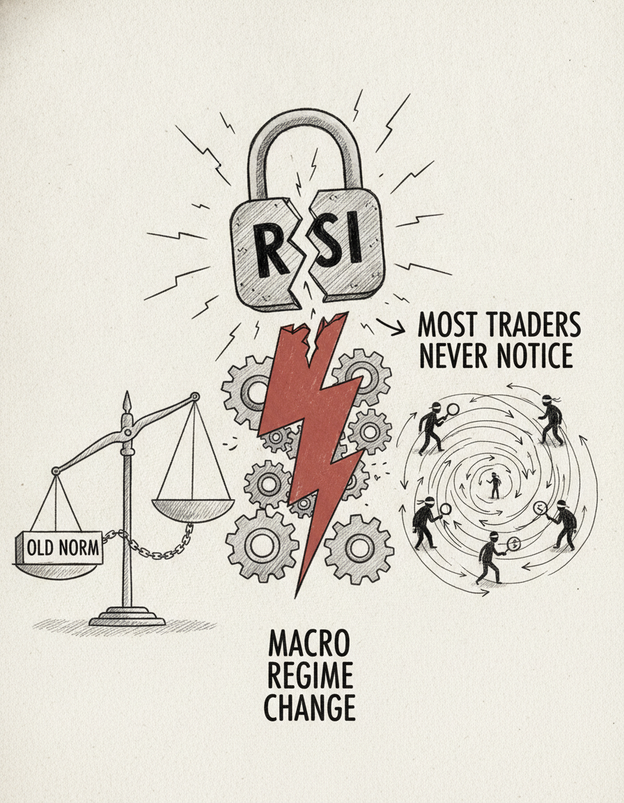 How Macro Regime Shifts Break RSI Signals (and What to Hold Instead)